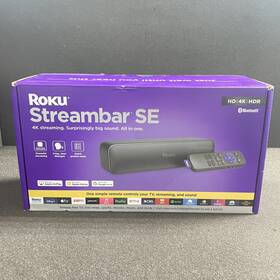 9104r Roku Streambar Se 2-in-1 Tv Soundbar With Built-in 4k/hd/hdr Streaming Brand New