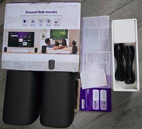 Tc2-r1023 Roku Wireless Speakers For Tv Smart Soundbar Streambar Pair