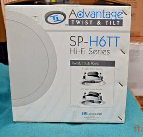 Sp-h6tt Russound Sp-m6tt 2-way Speaker. 6 Ohm 50w Twist And Tilt 6.5 Inch Ceiling Speakers