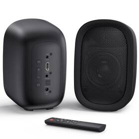 Ds6701db3 Saiyin Powered Bluetooth Bookshelf Speakers For Record Player 40w Stereo Sound Speak