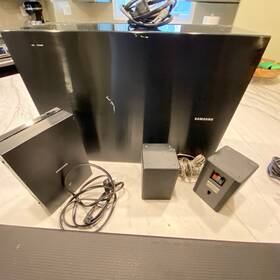 2.0chnl Samsung Hw-73cd/za Dk550 Ch Soundbar Dts 2.0chnl. With Subwoofer And Rear Spkts. 2