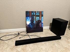 Hw-a40m Samsung 2.1ch 210w Soundbar With Wireless Subwoofer Hw-a40m/za - Black