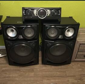Mx-fs9000 Samsung Giga Sound System Party Speakers Light Display Local Pickup