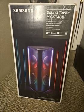 Mx-st4cb Samsung Mxst4cb Soud Tower Mx-st4cb/za