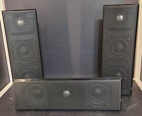 Ps-fb032e Samsung Ps-fb02e Very Nice Lot Of 3 Tested Speakers-right Left And Center