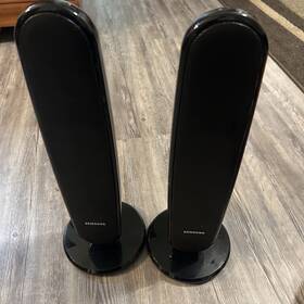 Ps-fq100 Samsung Pair Black Wired 3-ohms Home Cinema Front Left And Right Speakers