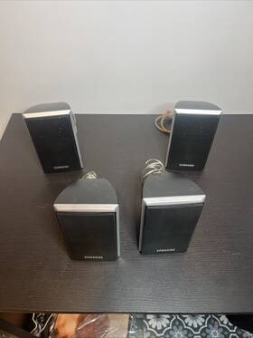 Ps-rq80 Samsung Ps-fq80 Full Set Of 4 Home Theater Speakers 2 Front And Rear