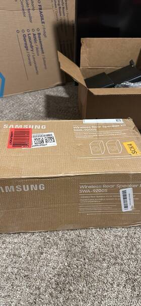 Swa-9200s Samsung Swa-9200s/za Wireless Rear Speaker Kit True Surround Latest Model Black