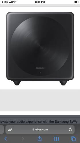 Swa-w500 Samsung Swa-w500/za 0.1 Channel Subwoofer - Black Swa-w500 Samsung Swa-w500/za 0.1 Channel Subwoofer - Black