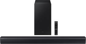 E1samhwc450rb Samusng Samsung Hw-c450 2.1ch Soundbar With Dts Virtual X Subwoofer Included Bass Boost