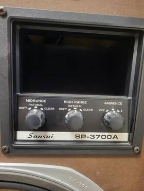 Sansui Sp-3700a Speaker Set. Good Condition Tested And Works. P03055029