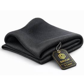 Savuk 736649504776 Speaker Grill Cloth Fabric 3d Mesh Acoustic Box Cover 40 Inch X 59 Black