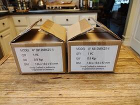 Sb12nrx25-4 Sb Acoustics 4 Inch Paper Cone Woofer Midrange Pair / Nos Ohm