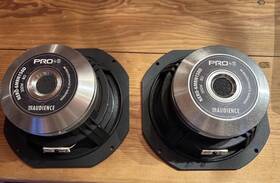 Nero-6mrn150d Sb Audience Pair Of Speakers 8 Ohm 6 Inch