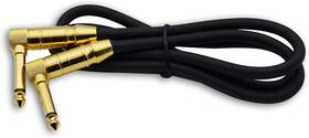 B09lm5jxwc Sbe-rsyun 1/4 Inch Ts To Right Angle Gold Speaker Cable 3 Ft Black