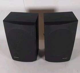 Cp-c444 Sharp Speaker System Bookshelf Speakers. Tested