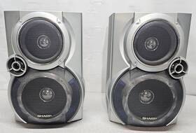Cp-dd4500 Sharp Speaker System Model 13 Inch Tall Case 140 Total Watts See Details