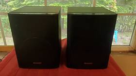 Cp-dh259n Sharp 4 80w 3/4 Inch Woofer 2 Tweeter Bookshelf Speakers -tested