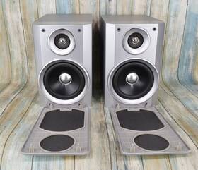 Cp-hp500 Sharp Bookshelf Speakers Woofer Tweeter 6ohms Tested