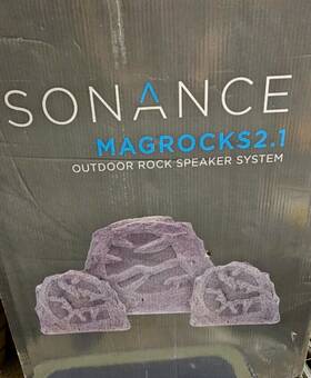 Magrocks2.1 Sonance 6442556 - Mag Series 2.1-ch. Outdoor Rock Speaker System Used