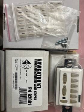 92001 Sonance Navigator K1 Programmable In Wall Keypad Pn