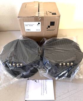 92243 Sonance - Large Round Retro Enclosure For 8 Inch In-ceiling Speakers 2-pack New
