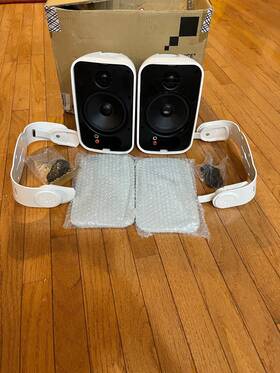 93149 Sonance White Mariner 54 Outdoor Speakers Pair