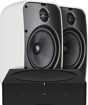 Mago6sysv3 Sonance - Mag Series 2.0-ch. Outdoor System Missing 1 Speaker New