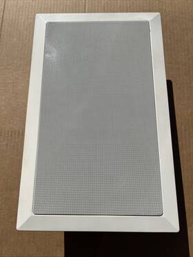 P800d Sonance Virtuoso Passive In-wall Subwoofer 8 Inch White Cover Plate