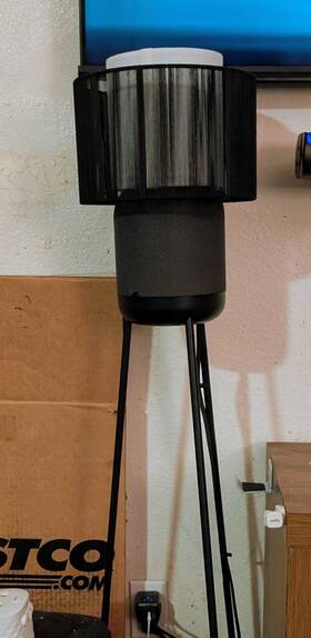 004.646.17 Sonos Ikea Symfonsik Floor Lamp With Wifi Speaker Black