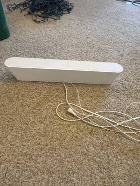 Sonos 609921556179 Ray All-in-one Soundbar For Tv And Music - White New Without Box