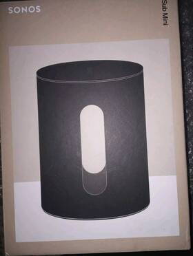 Sonos 840136804031 Sub Mini Compact Wireless Subwoofer Wi-fi Floor Standing Black