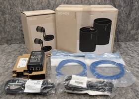 Sonos 840136810827 Wireless Black Pair Era 100 Pro Poe And Wall Surface Mounts New