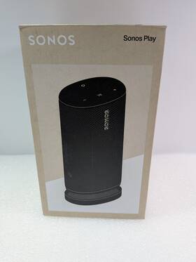 Sonos 840136816799 Play Portable Bluetooth Wifi Speaker Alexa 24hr Battery Black
