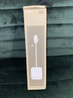 Cdnglww1 Sonos Combo Adapter Era 100 And 300 White Ethernet 3.5mm Audio To Usb-c Nib