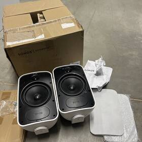 Outdrww1 Sonos Outdoor Architectural 6-1/2 Inch Passive 2-way Speakers Works Read