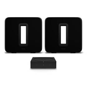 Wwsamp2sbb Sonos Amp Wireless Hi-fi Player With Gen. 3 Subwoofers - Pair