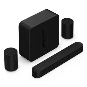 Wwss4b2e1b Sonos Beam Soundbar Gen 2 Sub 4 And Pair Of Era 100 Wireless Speakers