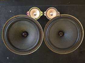 1-503-474-11 Sony Bookshelf Speakers 6 Ohms 3w Rms Black Metal 499-11