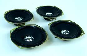 1-503-635-12 Sony Lot Of 4 Home Audio Inch Round Speakers N.o.s