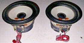 Sony 1-825-736-11 Genuine 5w 3.2ohm 3 Inch Speakers 2 Plus Passive Radiators