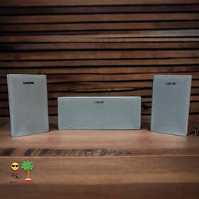 1-ss-cnp75 Sony Ss-msp75 Ss-cnp75 Surround Sound Set Of 3 Speakers With 2 Wall Mounts Tested