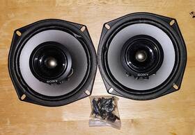 Xs-302f Sony 302f 5 1/4 Inch 2 Way Speakers Vintage 100w Input No Covers 1 Pair Black Xs-302f Sony 302f 5 1/4 Inch 2 Way Speakers Vintage 100w Input No Covers 1 Pair Black