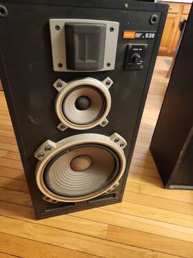 Ss-636er Sony 630er Vintage Floor Speakers 3-way 120 Watt - Tested