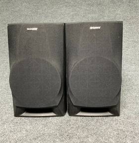 Ss-h551 Sony 960404 Speakers Pair 6-ohms Bass Reflex Bookshelf For Home Audio System