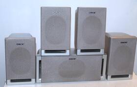 Ht-6600dp Sony 5pc Set 5.1-channel Home Theater Speaker System Ss-msp95 Ss-cnp95