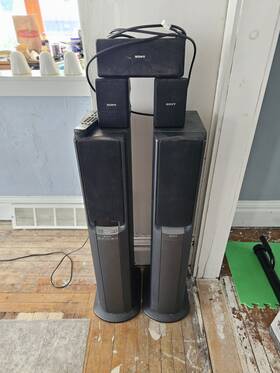 Sava-29 Sony Speakers With Remote Tested Work