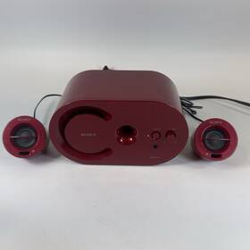 Srs-d25 Sony 2.1 Speakers With Subwoofer Red Tested Works