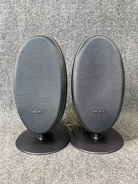 Cmt-cq1 Sony Ss-ccq1 Oval Style 2-way Speakers For Hi-fi Component System