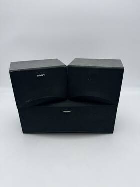 Ss-sr190 Sony Ss-cn190 2 Center And Stereo Speakers Black Wired Tested